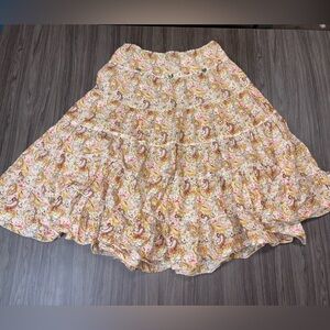 Women’s Paisley Print Skirt Size Large